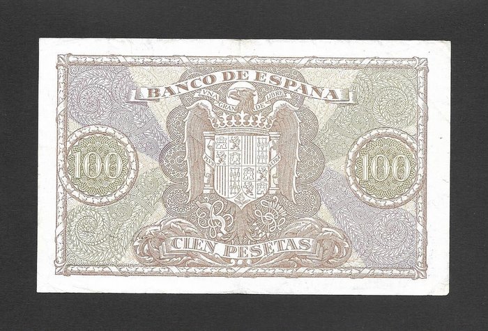 Spanien. - 25 and 100 pesetas 1936-1940 - Pick 99, 118  (Ingen mindstepris)