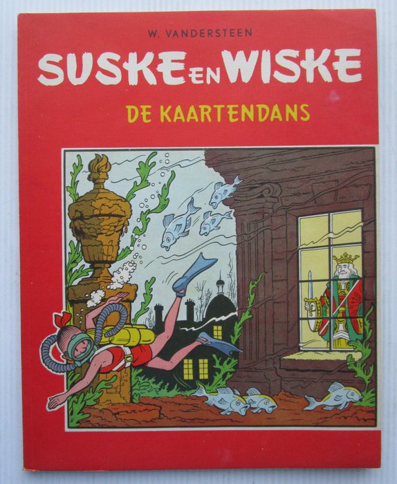 Suske en Wiske TV-46a - De kaartendans - 1 Album - Første udgave - 1962