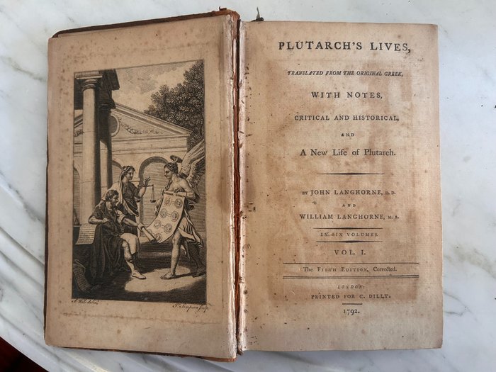 John Langhorne and William Langhorne - A new life of Plutarech - 1792