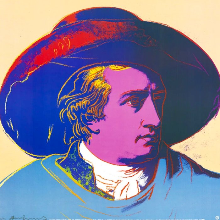 Andy Warhol (after) - Goethe (XL Size) - 1990‹erne