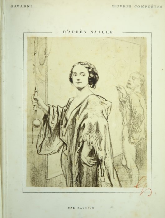 [Gavarni] - Œuvres complètes I : D'après nature [20 clichés par la Société générale de photosculpture Willeme] - 1868