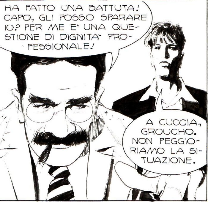 Roi, Corrado - 2 Original page - Dylan Dog Maxi #14 - "Gita fuori porta" - 2001