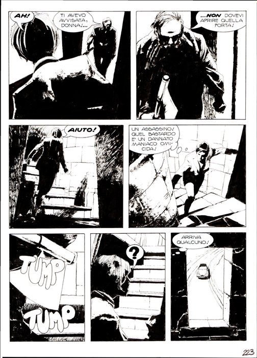 Roi, Corrado - 2 Original page - Dylan Dog Maxi #14 - "Gita fuori porta" - 2001