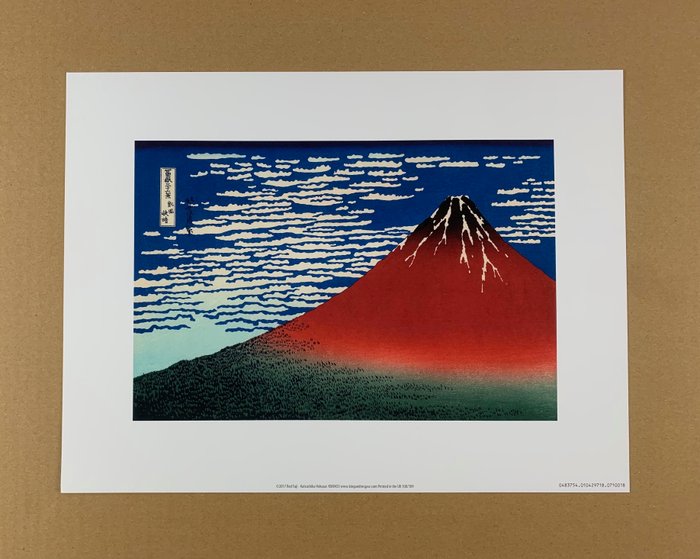 Katsushika Hokusai - Red Fuji, 1832 - Artprint - 30 x 40 cm