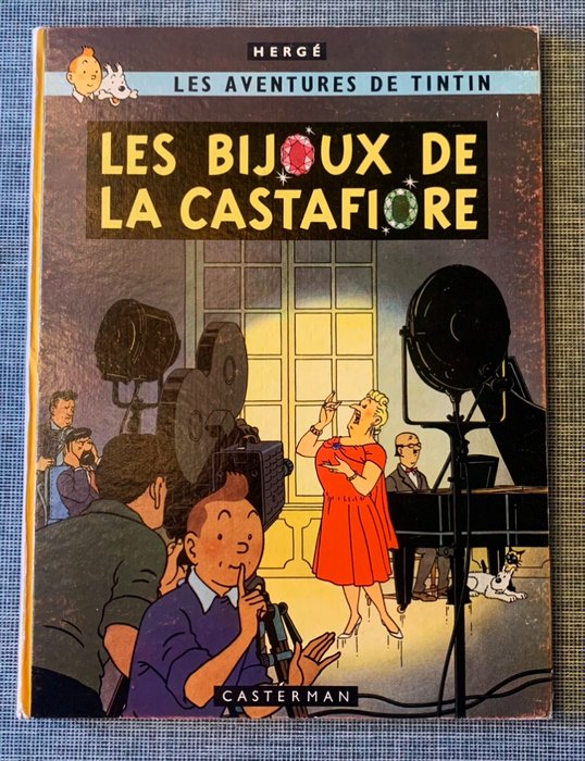 Tintin T21 - Les bijoux de la Castafiore (B34) - C - 1 Album - Første udgave - 1963