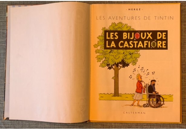 Tintin T21 - Les bijoux de la Castafiore (B34) - C - 1 Album - Første udgave - 1963