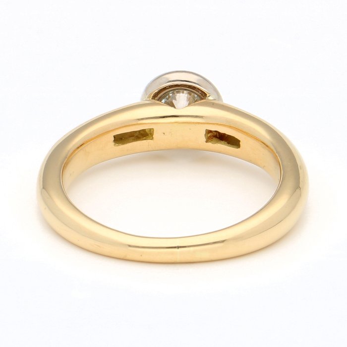 Ingen mindstepris - Ring - 18 kraat Gulguld Diamant (Natur)