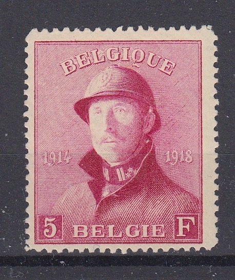 Belgien 1919 - Albert med hjelm - OBP : 177