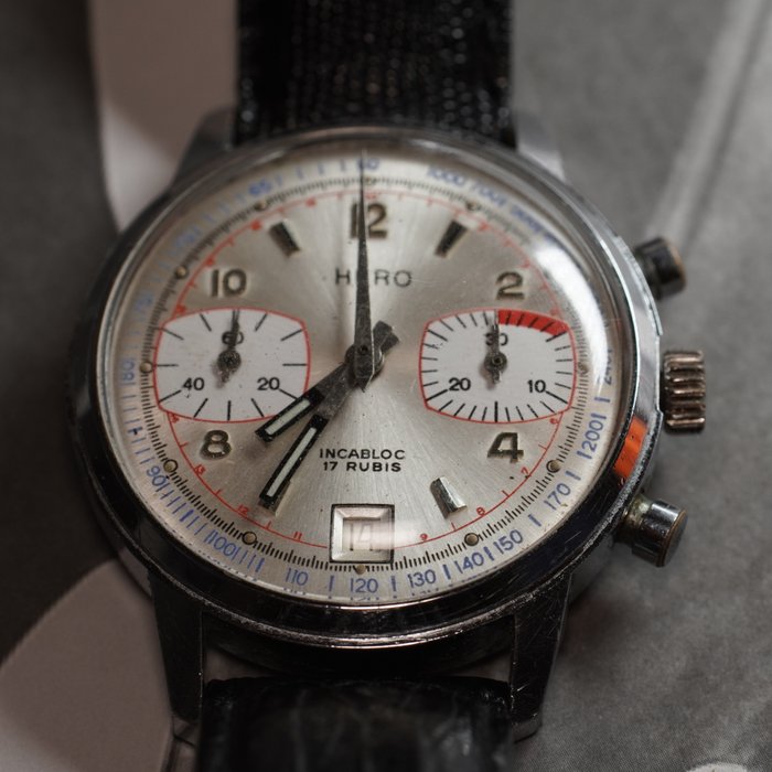 Hero - Valjoux 7733 Chronograph Suisse - Ingen mindstepris - Mænd - 1970-1979