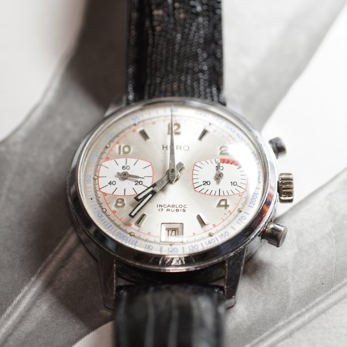 Hero - Valjoux 7733 Chronograph Suisse - Ingen mindstepris - Mænd - 1970-1979