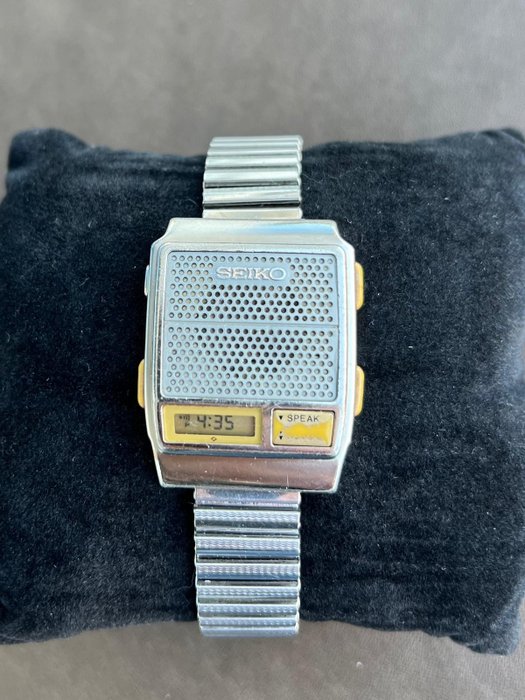 Seiko - Talking - A965-4000 - Ingen mindstepris - Mænd - 1980-1989