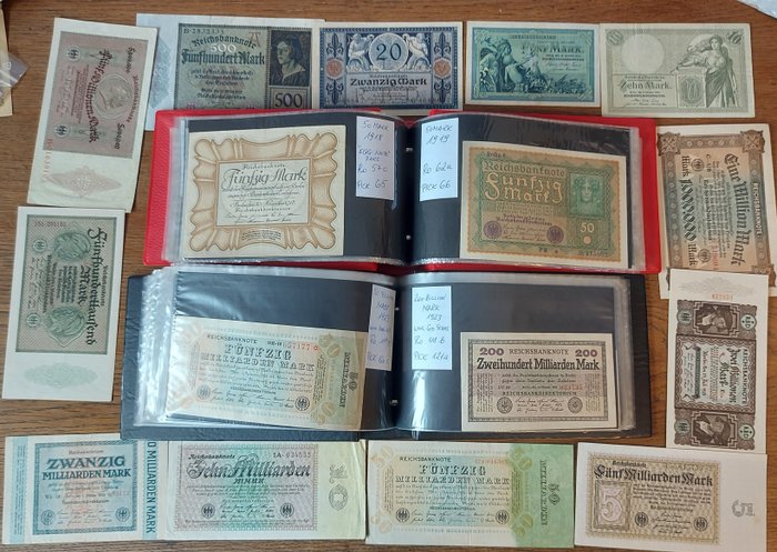 Tyskland - 175 banknotes - various dates  (Ingen mindstepris)