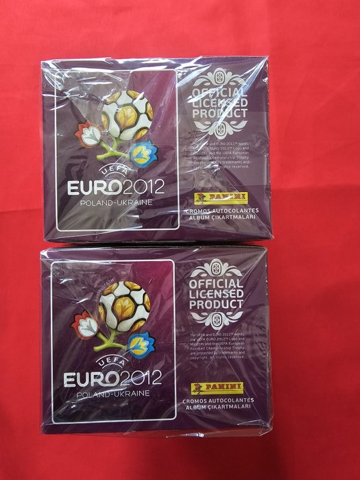 Panini - Euro 2012 - 100 packs version - 2 Sealed box