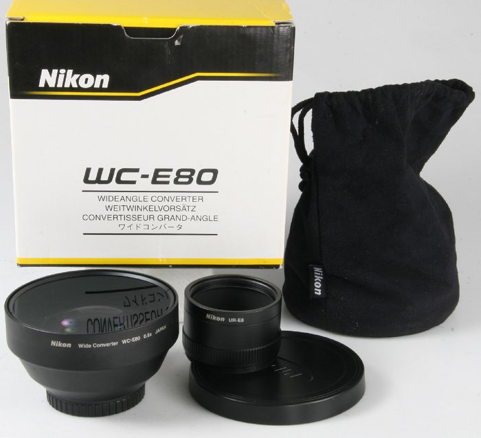 Nikon WC-E80 groothoekvoorzet / wide angle converter - Digitalkamera