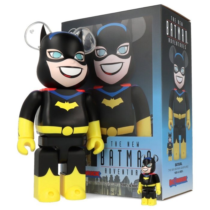 Medicom Toy Be@rbrick - Batgirl (The New Batman Adventures) 400%  100% Bearbrick Set