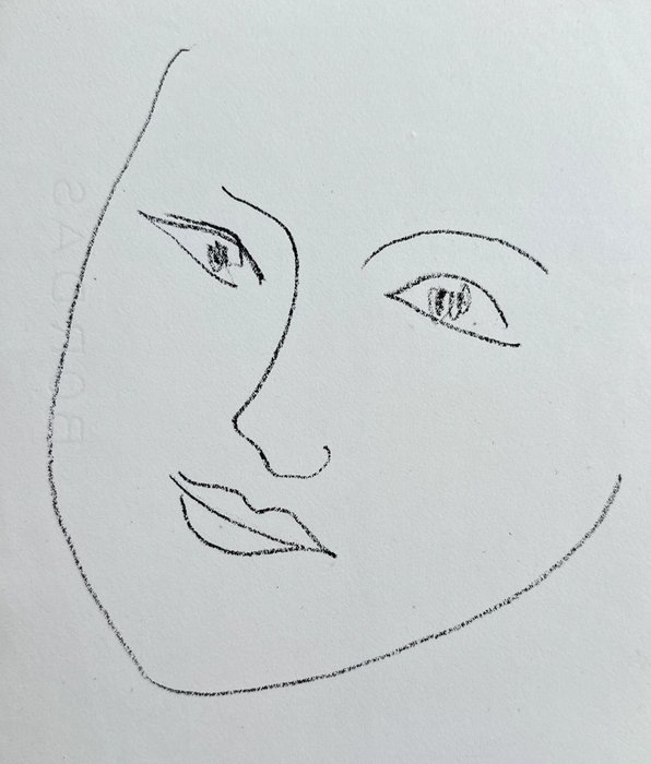 Henri Matisse (1869-1954) - Visage de femme