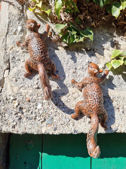 Statuette - Pair of squirrels (2) - Jern