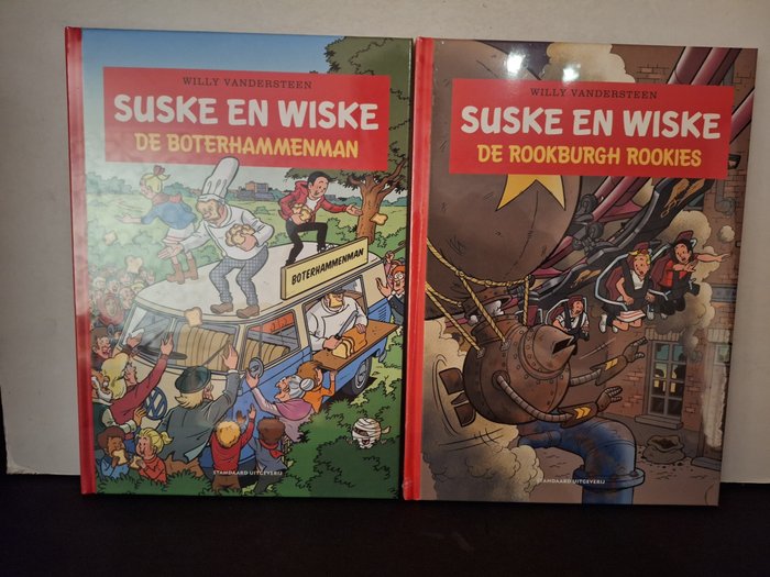 Suske en Wiske - De Boterhammenman- De Rookburgh Rookies - 2 Album - Begrænset udgave - 2023