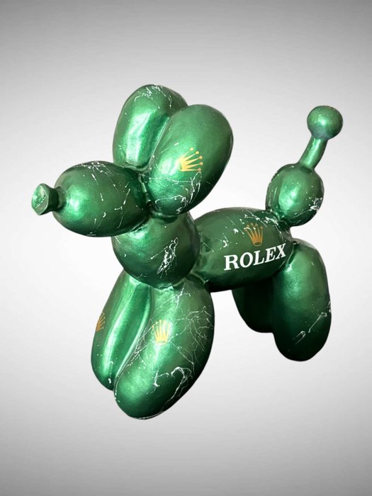 AmsterdamArts - Rolex metallic green balloon dog