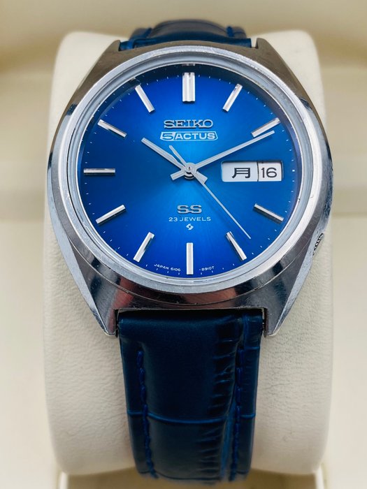 Seiko - Actus SS "Blue Dial" - Ingen mindstepris - 6106-8670 - Mænd - 1970-1979