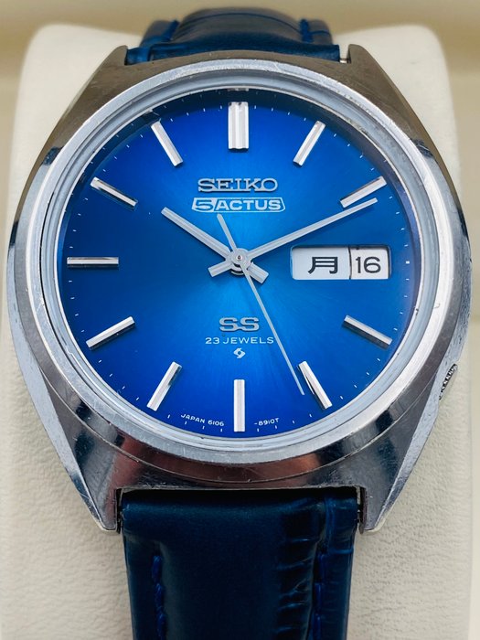 Seiko - Actus SS "Blue Dial" - Ingen mindstepris - 6106-8670 - Mænd - 1970-1979