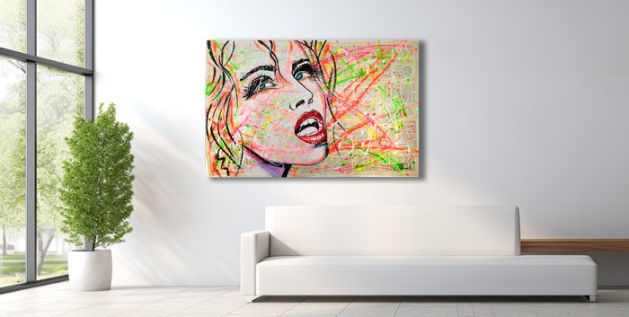 Monika Spiewak - Pop Art  - XXL -  on Frame - Ready to Hang