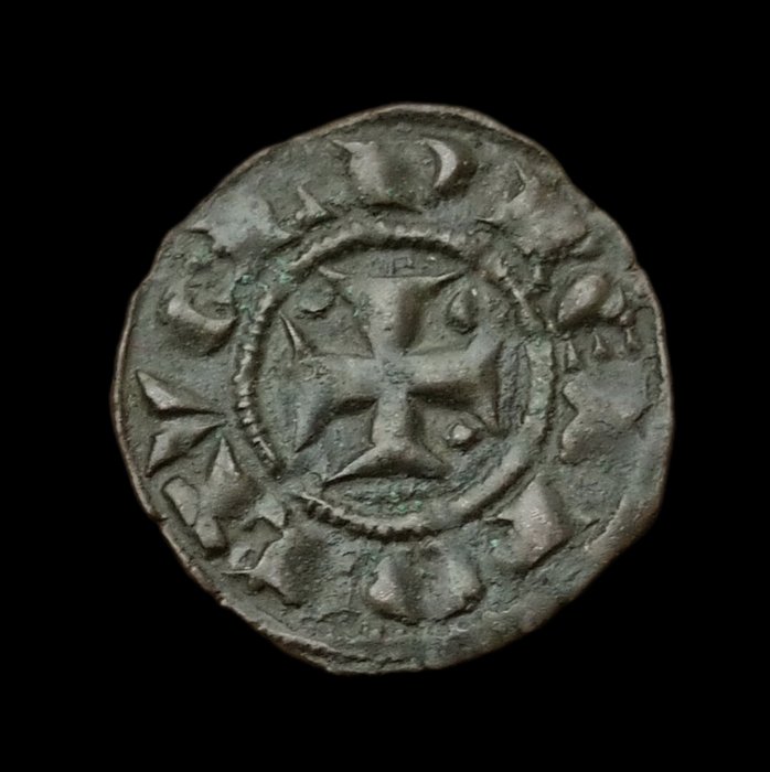 Portugal D Dinis I (1279-1325) Dinheiro - D  R€X PORTVGL / AL GA RB II  (Ingen mindstepris)