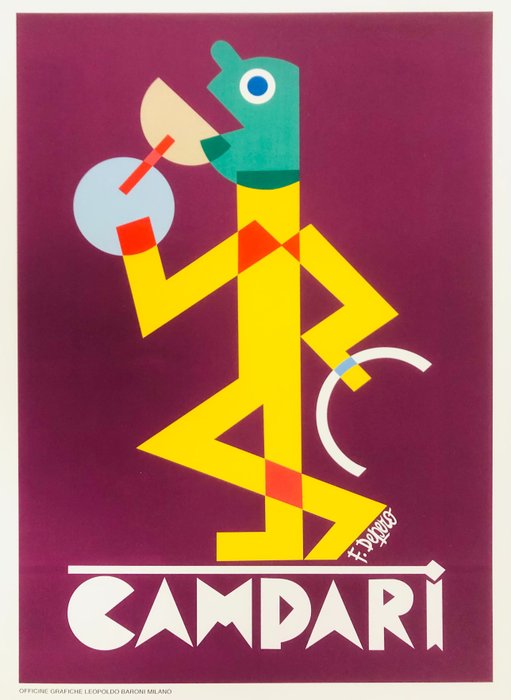 Fortunato Depero - Campari - 1970‹erne