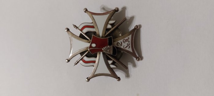 Polen - Badge - WW2 Polish Army 1939 Defensive War 2nd Light Cavalry Regiment badge - 20. - midt i (2. verdenskrig)