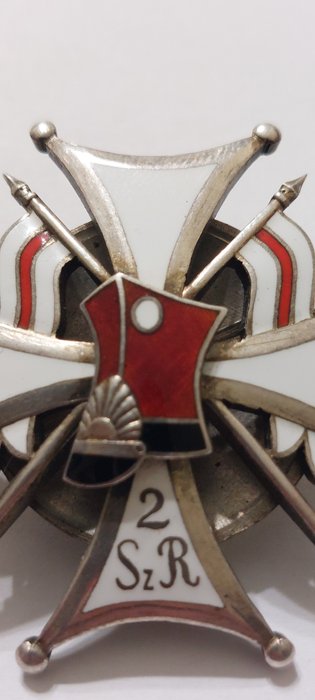 Polen - Badge - WW2 Polish Army 1939 Defensive War 2nd Light Cavalry Regiment badge - 20. - midt i (2. verdenskrig)