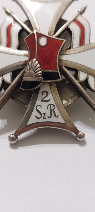 Polen - Badge - WW2 Polish Army 1939 Defensive War 2nd Light Cavalry Regiment badge - 20. - midt i (2. verdenskrig)