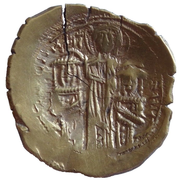 Byzantinske rige Andronicus II Palaeologus with Michael IX 1282-1328 Gold Hyperpyron