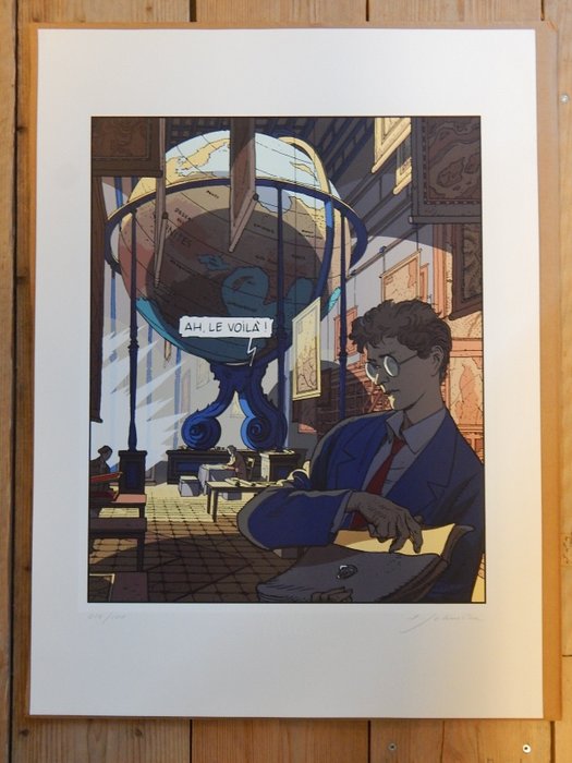 Schuiten François - 2 Silkscreen - De Duistere Steden - La Frontiere Invisible + certificaat - 2002