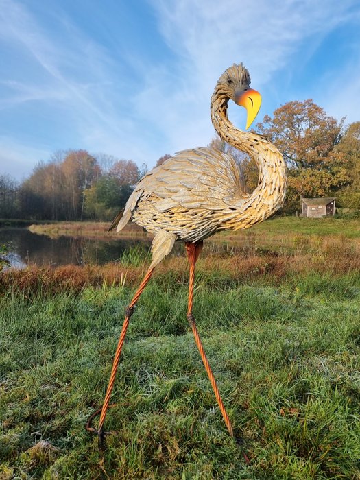 Figur - Xl Kraanvogel - Jern