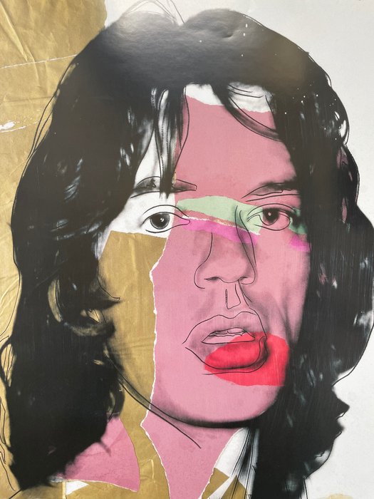 Andy Warhol, after - Mick Jagger - Mumok licensed offset print - 2000'erne