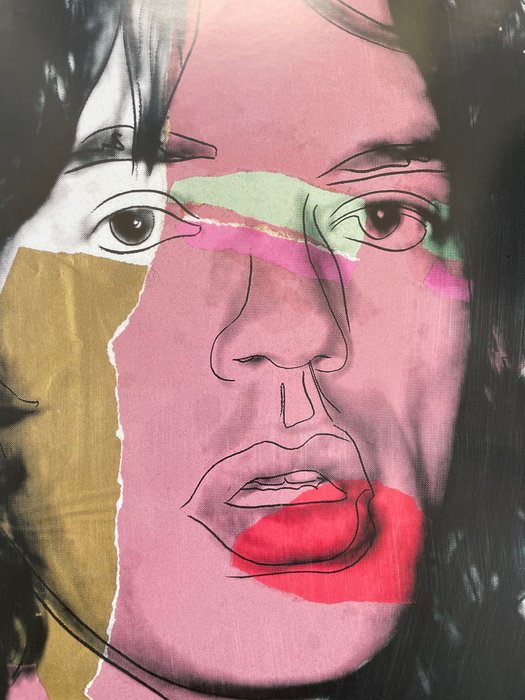 Andy Warhol, after - Mick Jagger - Mumok licensed offset print - 2000'erne