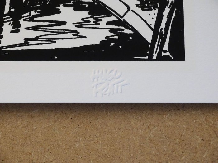 Pratt, Hugo - 1 Silkscreen - Corto Maltese - Venise nuit - 2020