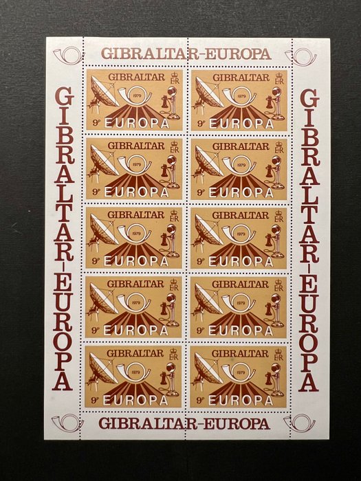 Gibraltar / Isle of Man / Éire / Guernsey / Jersey 1979/1989 - Parti på 46 miniark á 10 og 20 frimærker. - Unificato Europa 2 2015/420 €