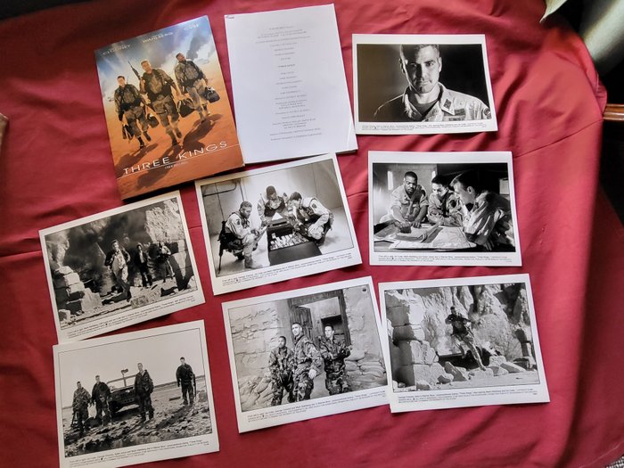 " THREE KINGS " - GEORGE CLOONEY - Press Kit with 7 photos