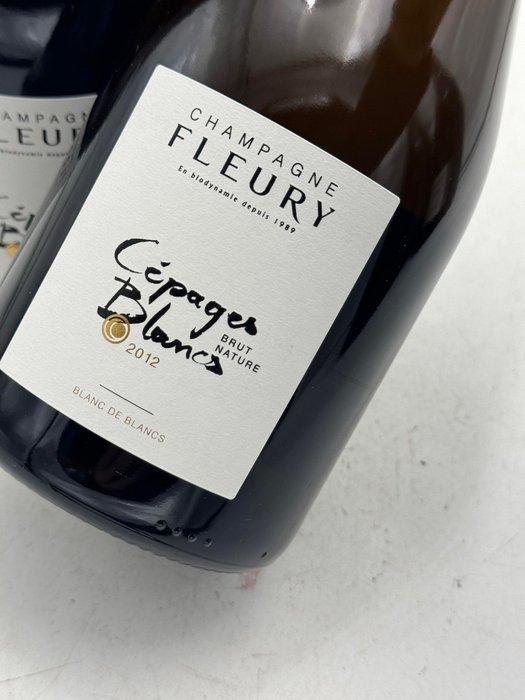 2012 Fleury, Cépages Blancs - Champagne Brut Nature - 2 Flaske (0,75L)