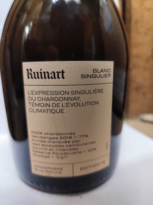 2019 Ruinart, Blanc Singulier 19 - Champagne - 1 Flaske (0,75L)