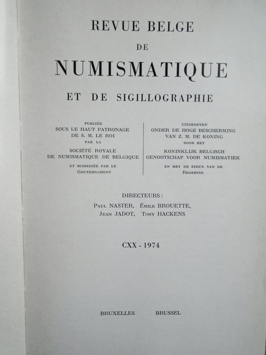 Tien Jaarboeken en Periodieken 'Munt-en Penningkunde' uit Nederland, België  Frankrijk - 1974-2000