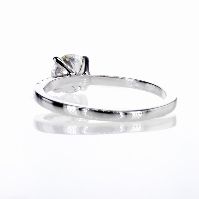 Ingen mindstepris - Forlovelsesring - 14 karat Hvidguld -  1.07ct. tw. Diamant (Natur)