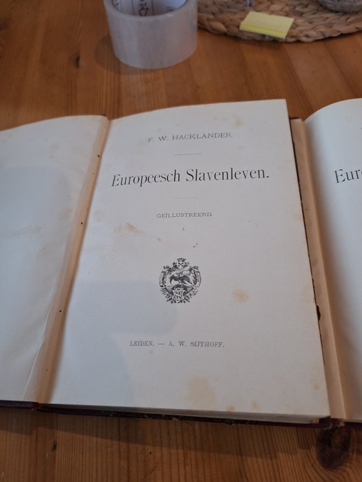 FW Hackländer - Europeesch slavenleven - 1839