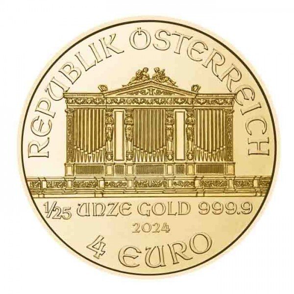 Østrig 2024 189 oz Gold Philharmonic 5 Coin Full Set