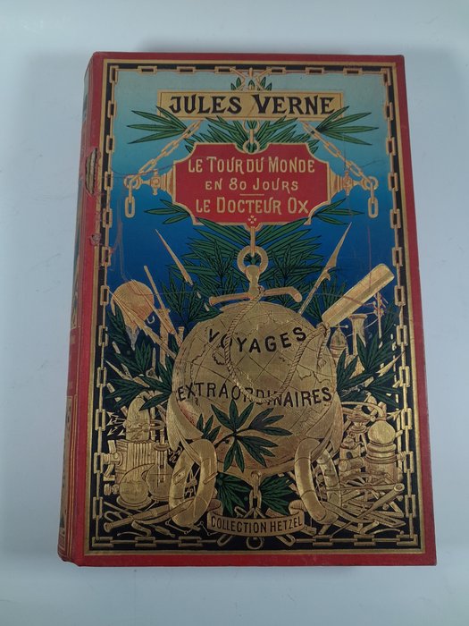 Jules Verne - Le tour du Monde en 80 jours / Le Docteur Ox - 1900