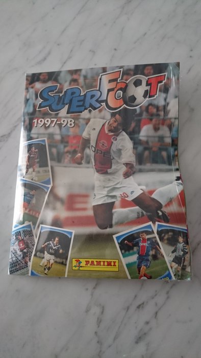 Panini - Super Foot 1997/98 - Rai/Papin/Henry - 1 Factory seal (Empty album + complete loose sticker set)