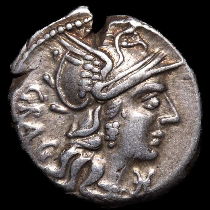 Romerska republiken. L. Antestius Gragulus, 136 BC. Denarius Roma  (Ingen mindstepris)