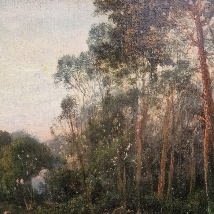 Rocco LENTINI (1858-1943) - Paesaggio nei pressi di Palermo