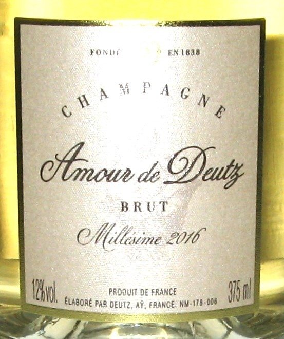 2016 Deutz Amour de Deutz - Champagne Blanc de Blancs - 2 Halve flasker (0375 L)